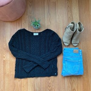Ralph Lauren Denim & Supply Black Knit Sweater